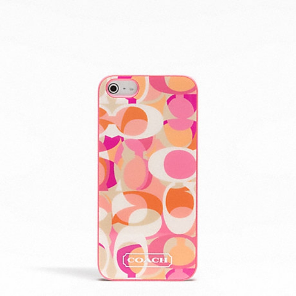 Pink Coach Iphone 5 Case